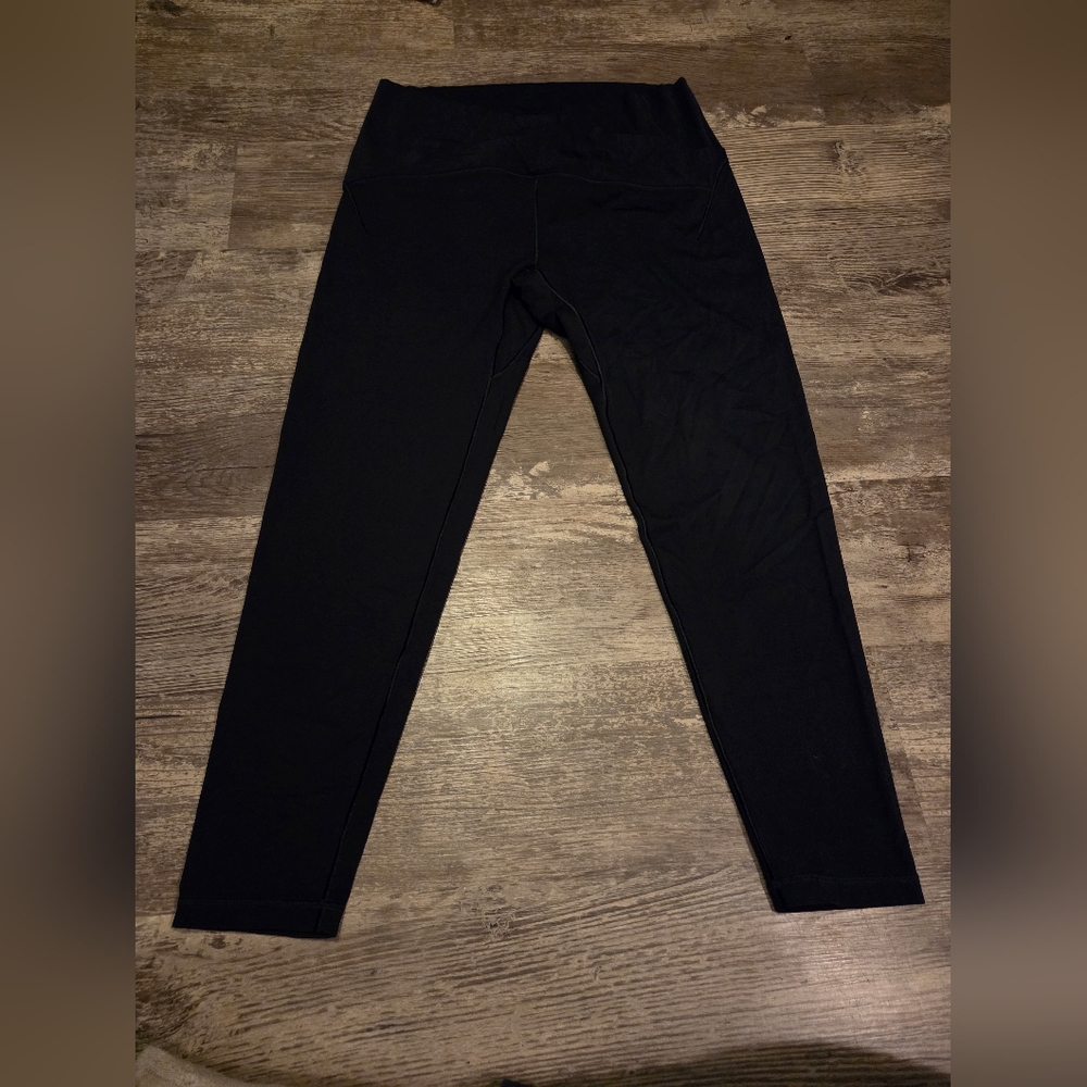 Adidas women's size L extreme compression leggings black tummy control band